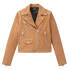 Bikerjacke aus Velourleder