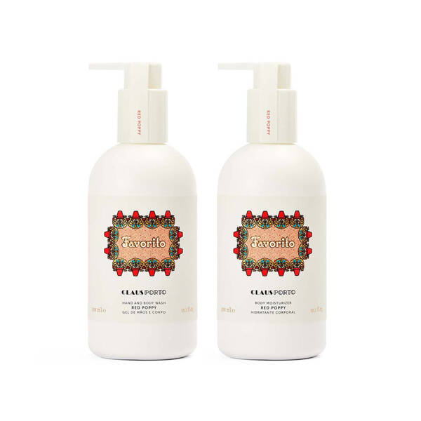 Favorito Red Poppy Duo Set Body Care