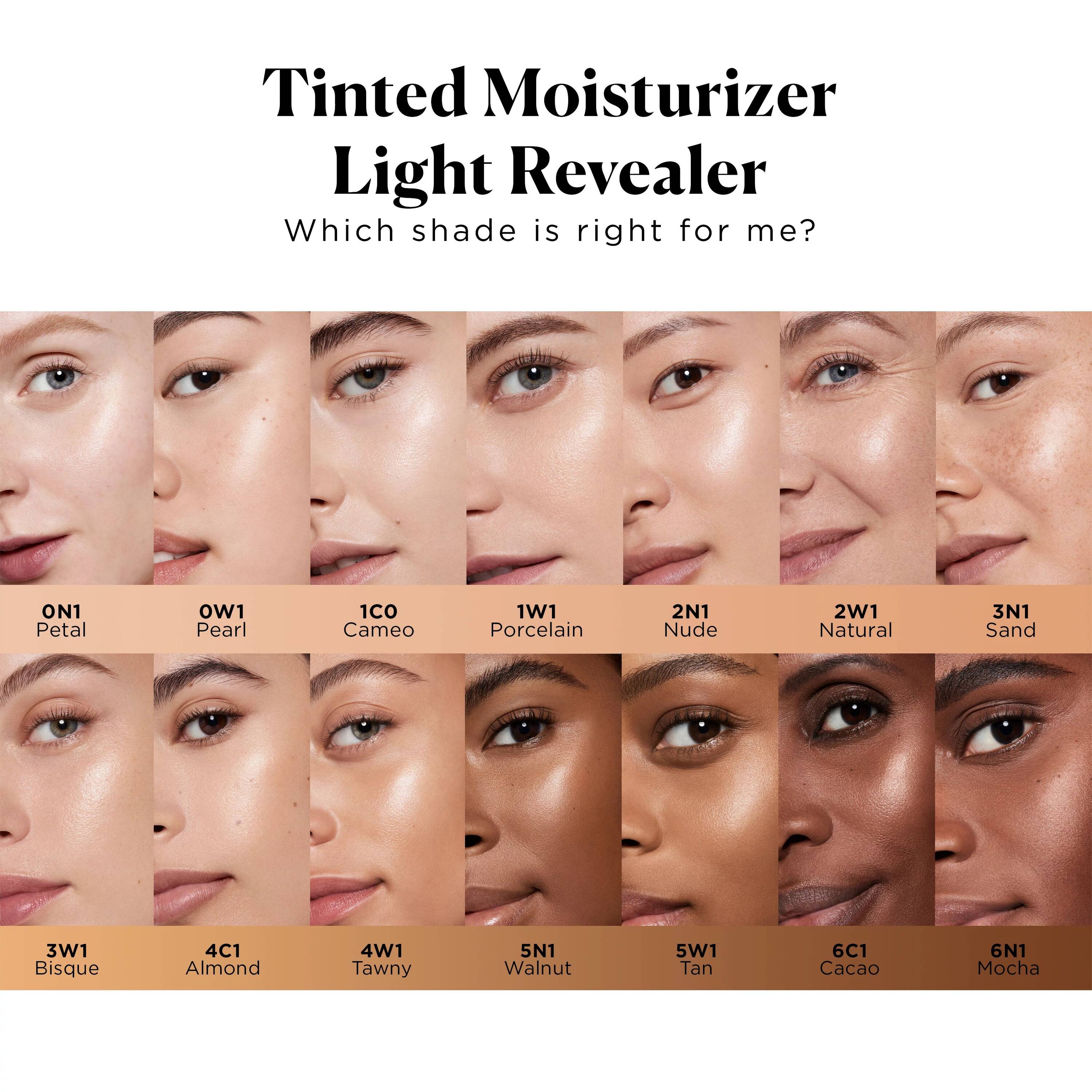 Mercier Tinted Moisturizer Color Chart