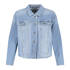 Jeansjacke mit Fransen-Säumen