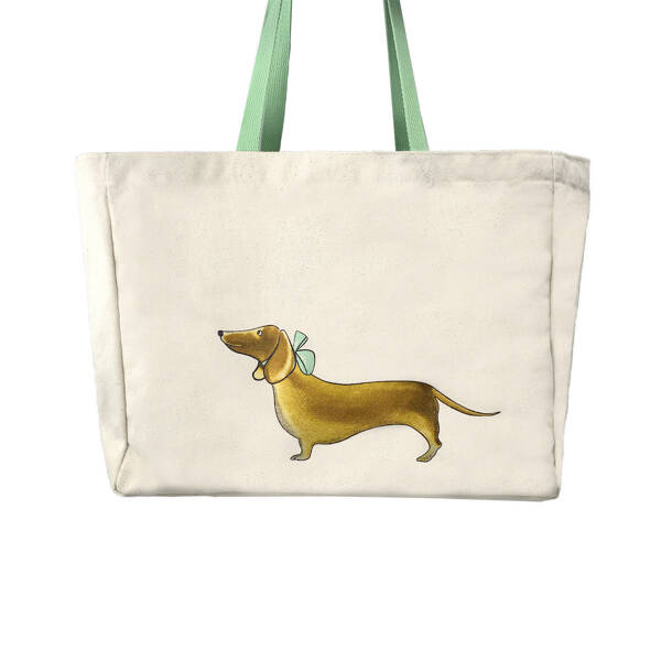 Canvas Shopper "Dackel"