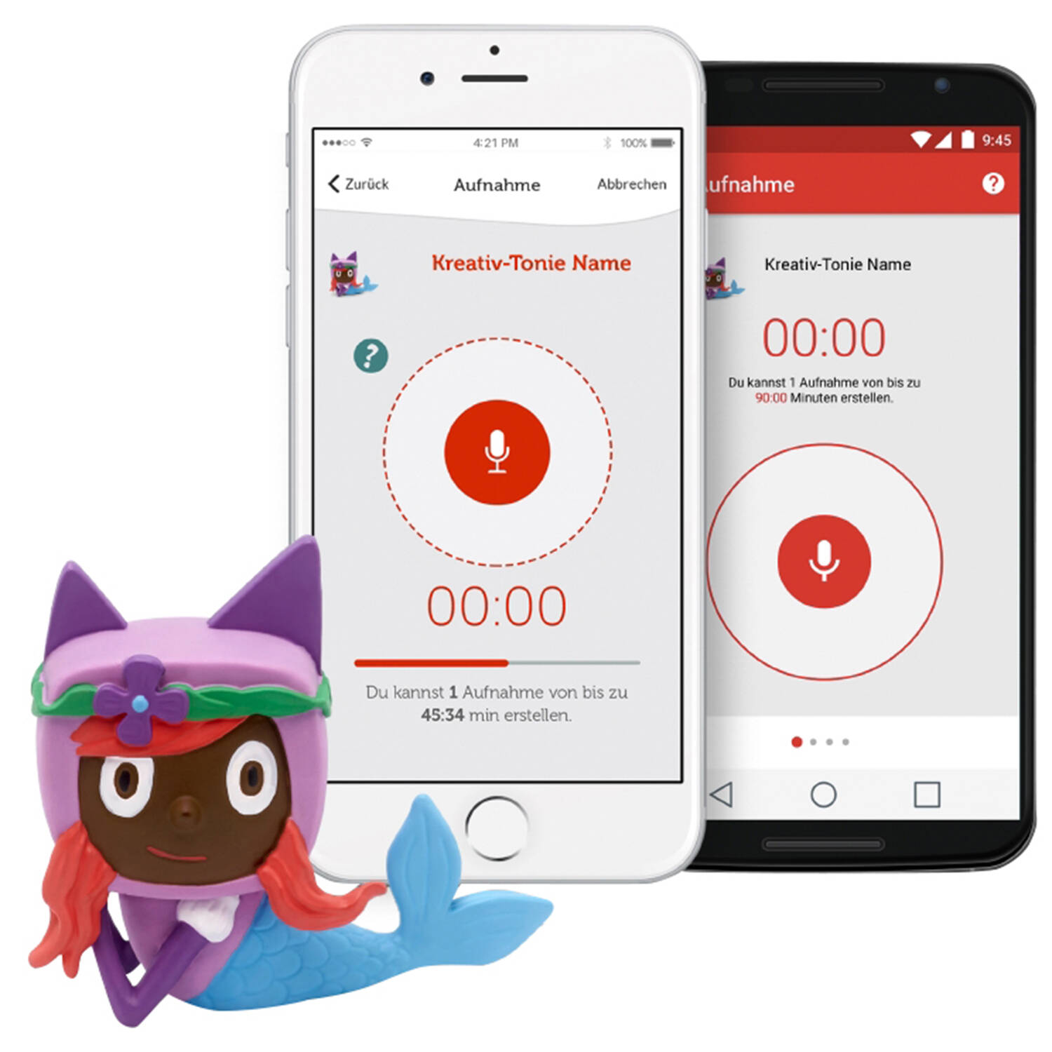 Tonies Kreativ Tonie Meerjungfrau (Neuauflage) (weiss | Ehg) Papeterie & Lifestyle, Musik Zubehör,