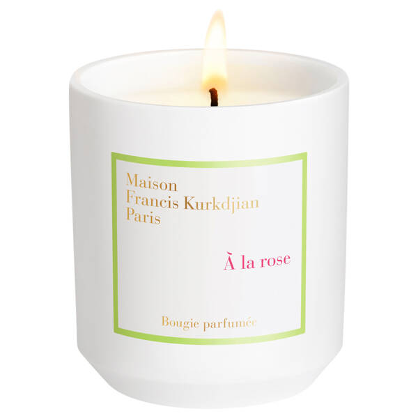 À la rose Candle