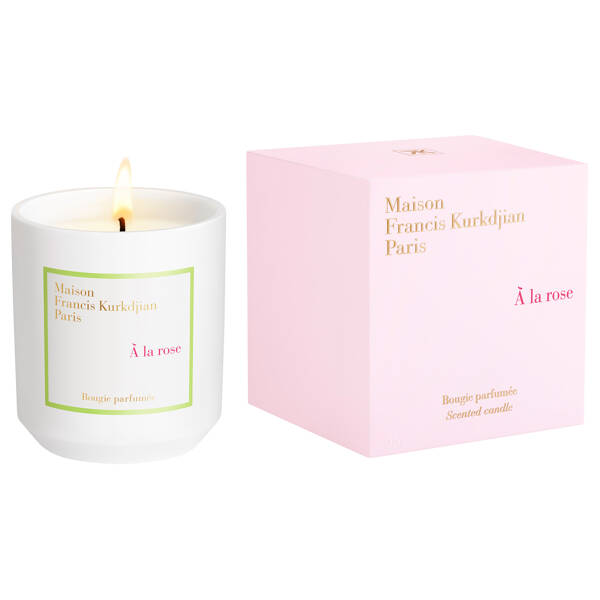 À la rose Candle