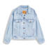 Jeansjacke 90's Trucker - Indigo Worn In