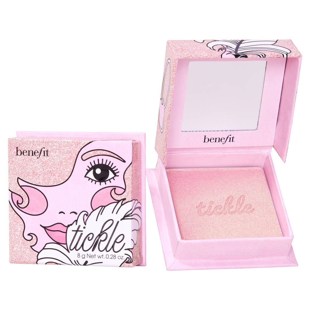 Benefit Tickle Highlighter in zartem Rosa mit Goldschimmer (silber | 8 ml) Beauty, Make-up, Gesicht, Contour & Highlight