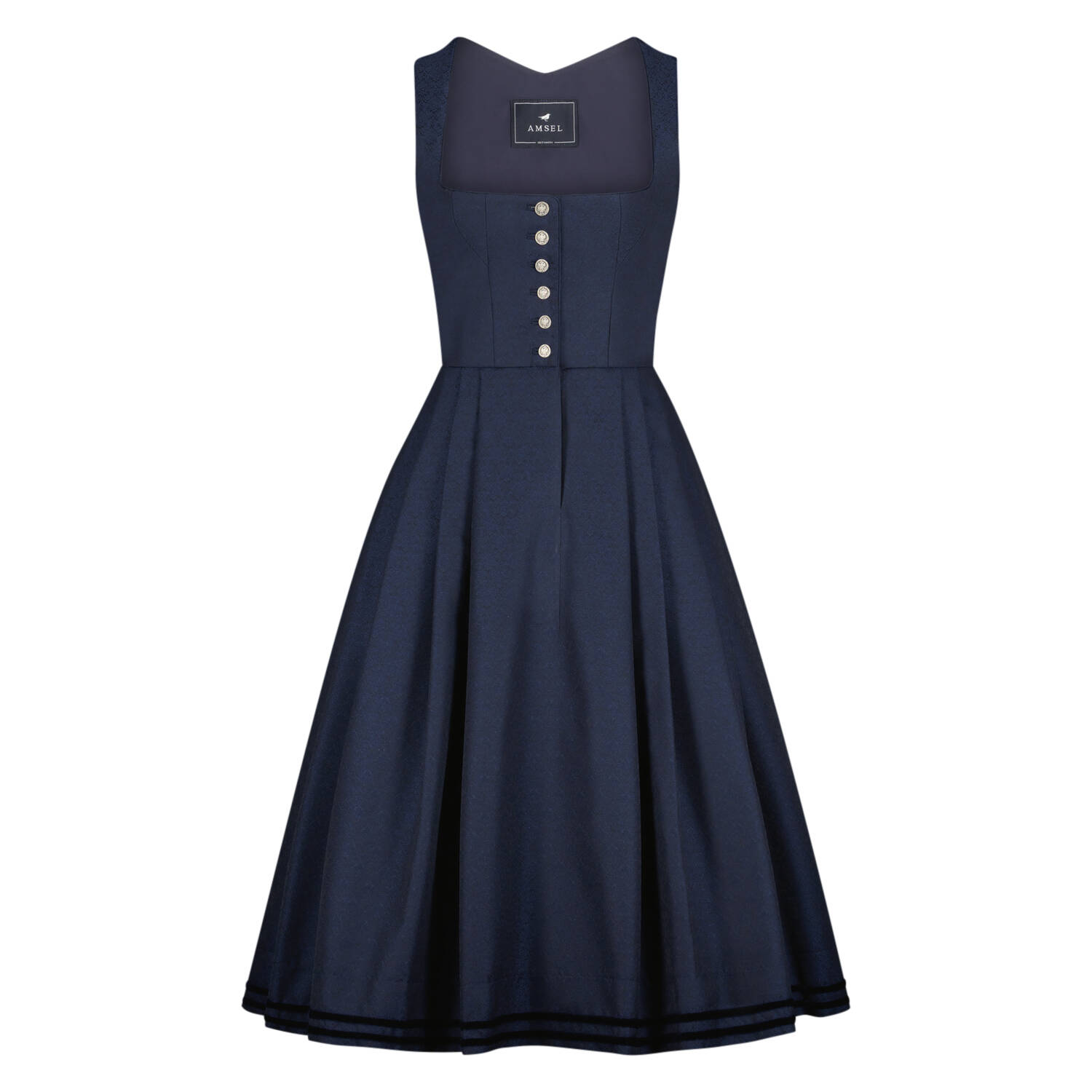 Amsel Dirndl Pippa ohne Schürze 70cm (blau | 40)