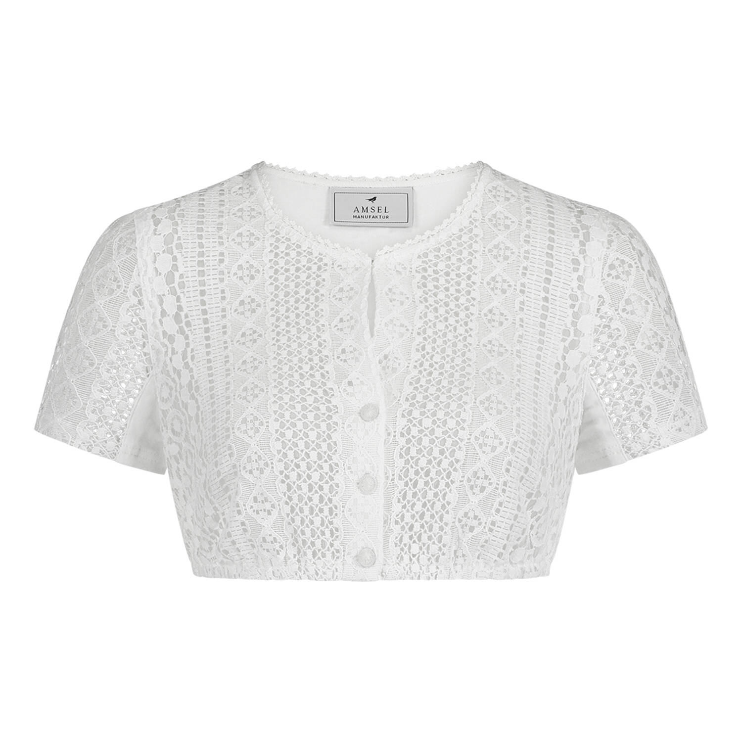 Amsel Dirndlbluse Luna (weiss | 32)