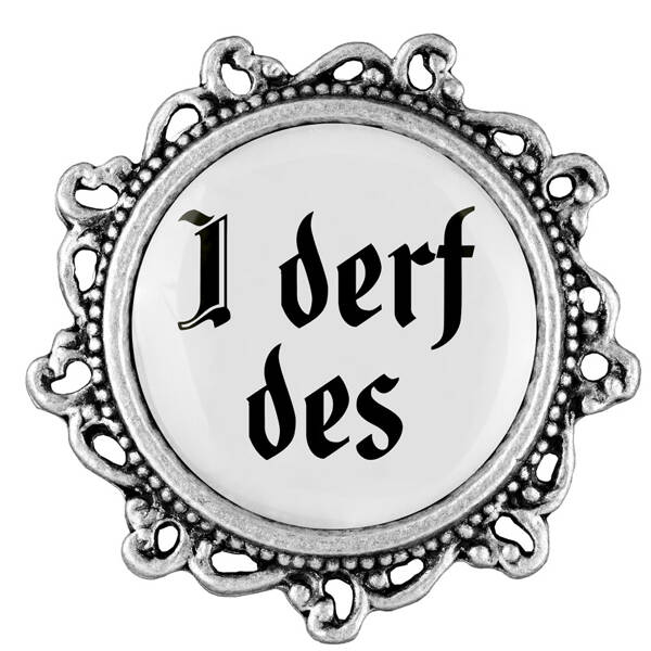 Trachten-Anstecker 20mm verziert