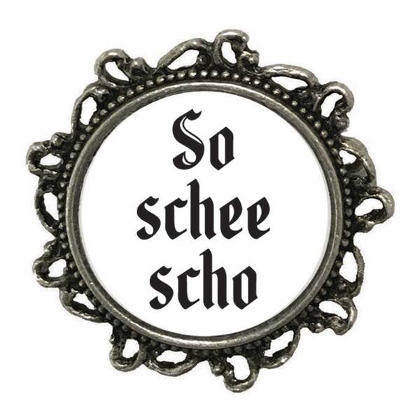 Trachten-Anstecker 20mm verziert