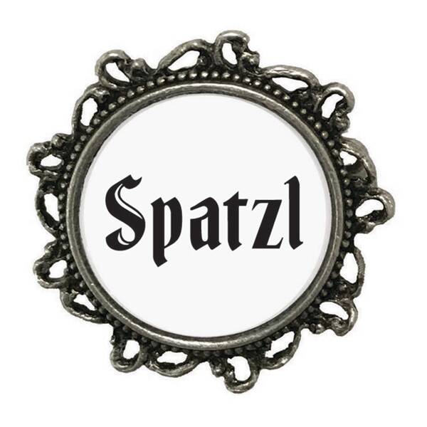 Trachten-Anstecker 20mm verziert