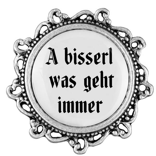 Trachten-Anstecker 20mm verziert