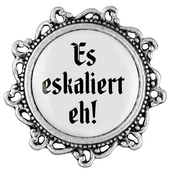 Trachten-Anstecker 20mm verziert