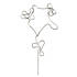 Fringe Necklace Silver