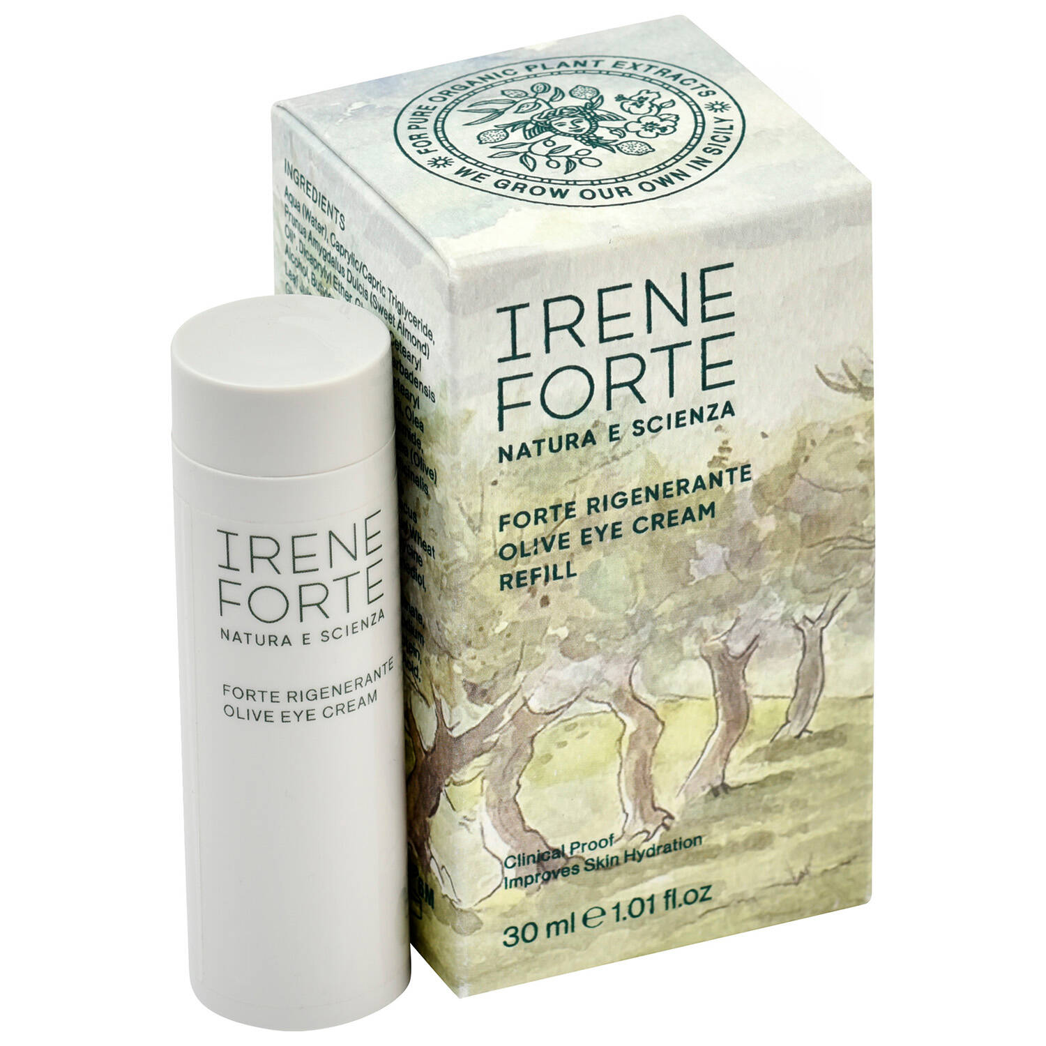 Irene Forte Skincare Olive Eye Cream Refill 30ml (weiss | 30 ml) Beauty, Gesicht, Augenpflege