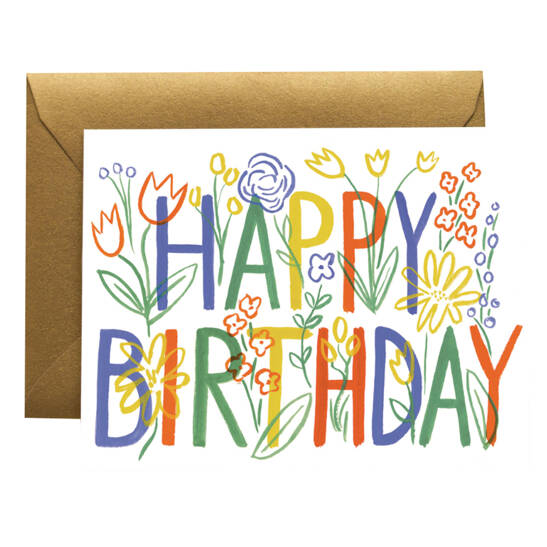 Karte Happy Birthday