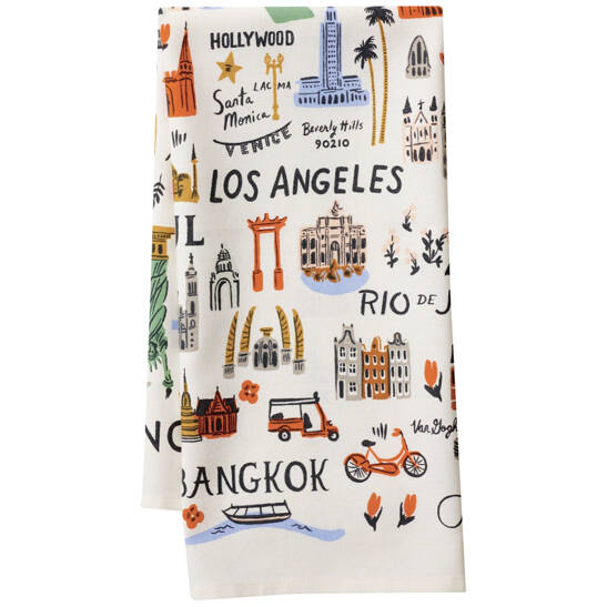 Küchentuch Städte