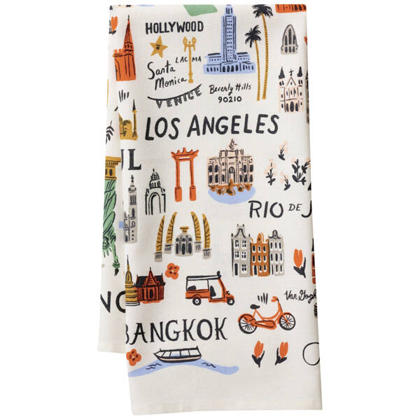 Küchentuch Städte