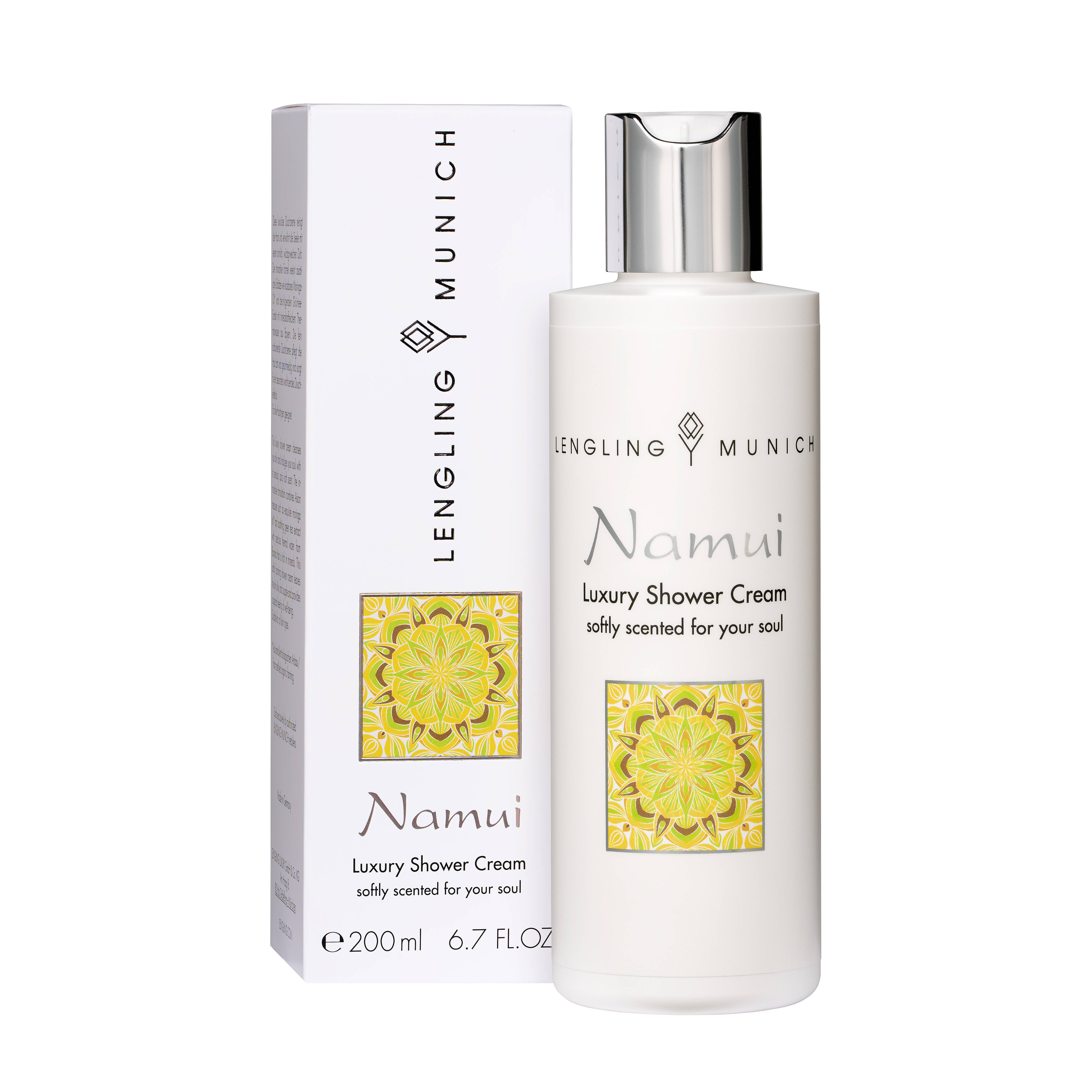 Lengling Munich Namui Shower Cream (weiss | 200 ml) Beauty, Körper, Körperreinigung, Duschgel