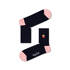 Ribbed Embroidery Strawberry Socke