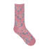 Velvet Cotton Hydrangea Pattern Socke