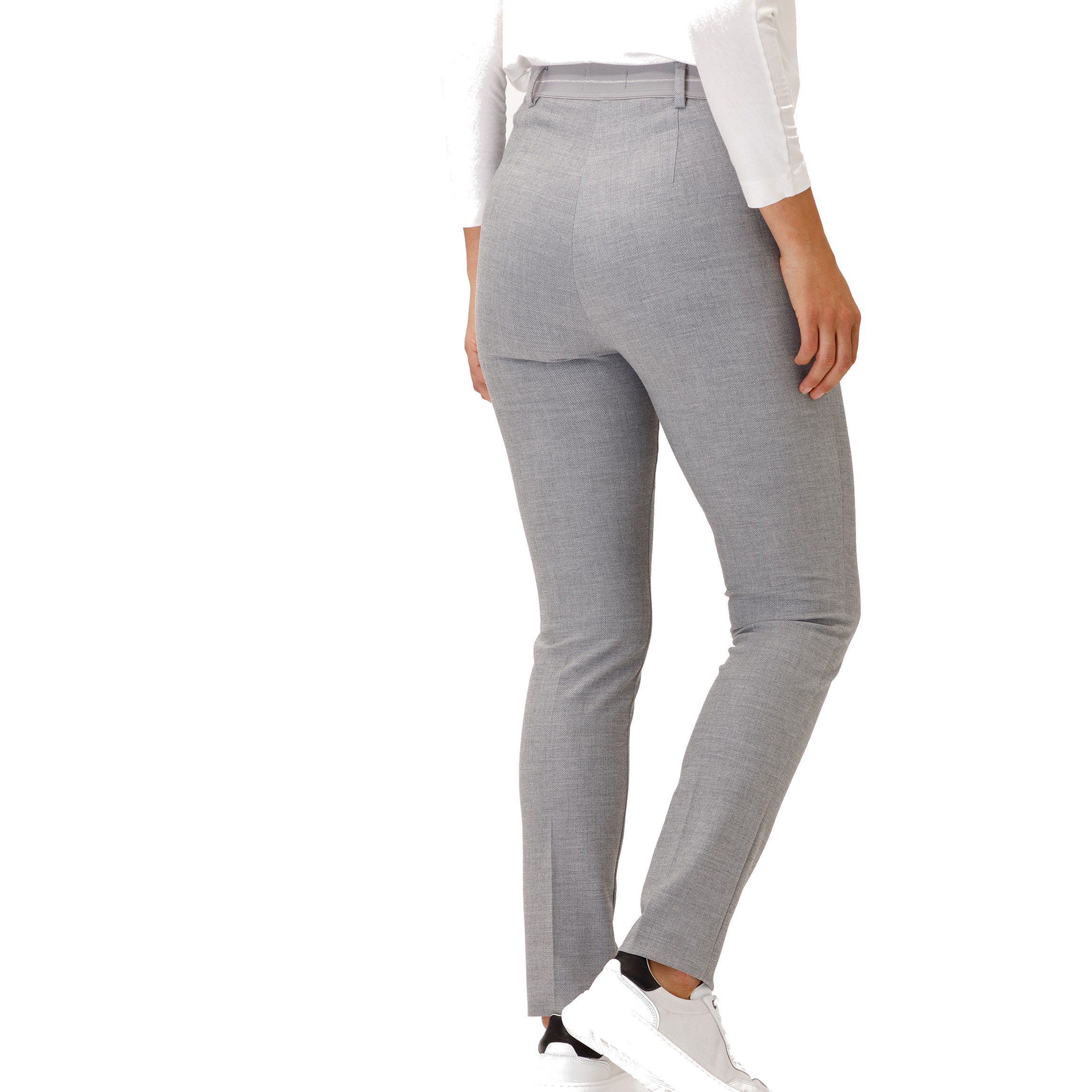 Damen Hose Lillyth Glencheck – Super Slim Fit Mit Dehnbarem Pull-On-Bund