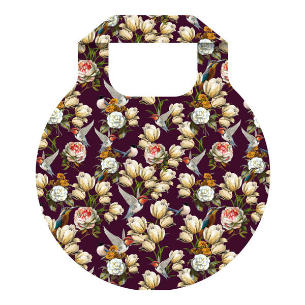 Easy Bag Round XL Eisvogel Bordeaux