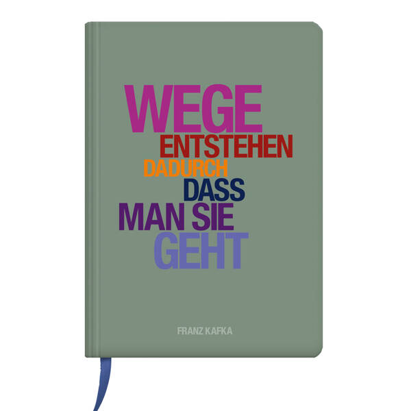 Notizbuch A5 Hardcover Wege