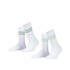 Tennis Stripe Socke 2P