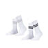 Tennis Stripe Socke 2P