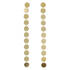Ohrring Gold Multi Paillettes 
