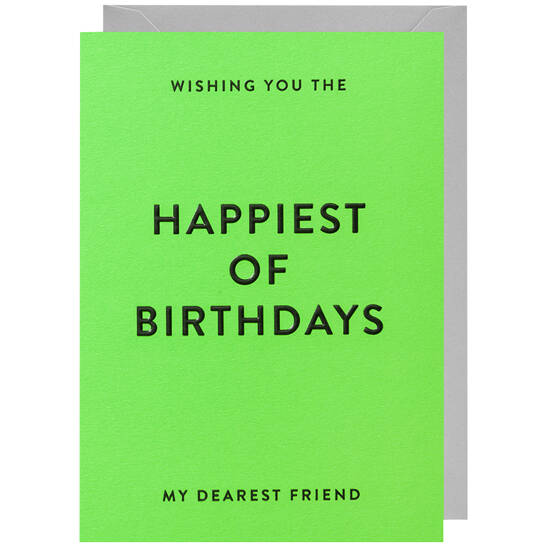 Karte Happiest of Birthdays