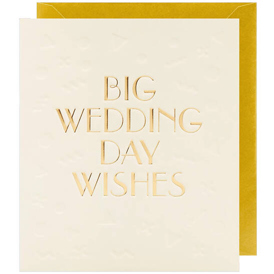 Karte Big Wedding Day Wishes