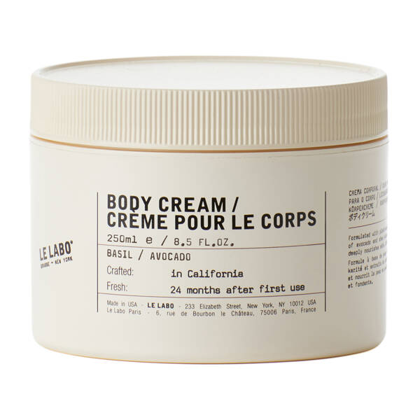 Body Cream Basil Avocado