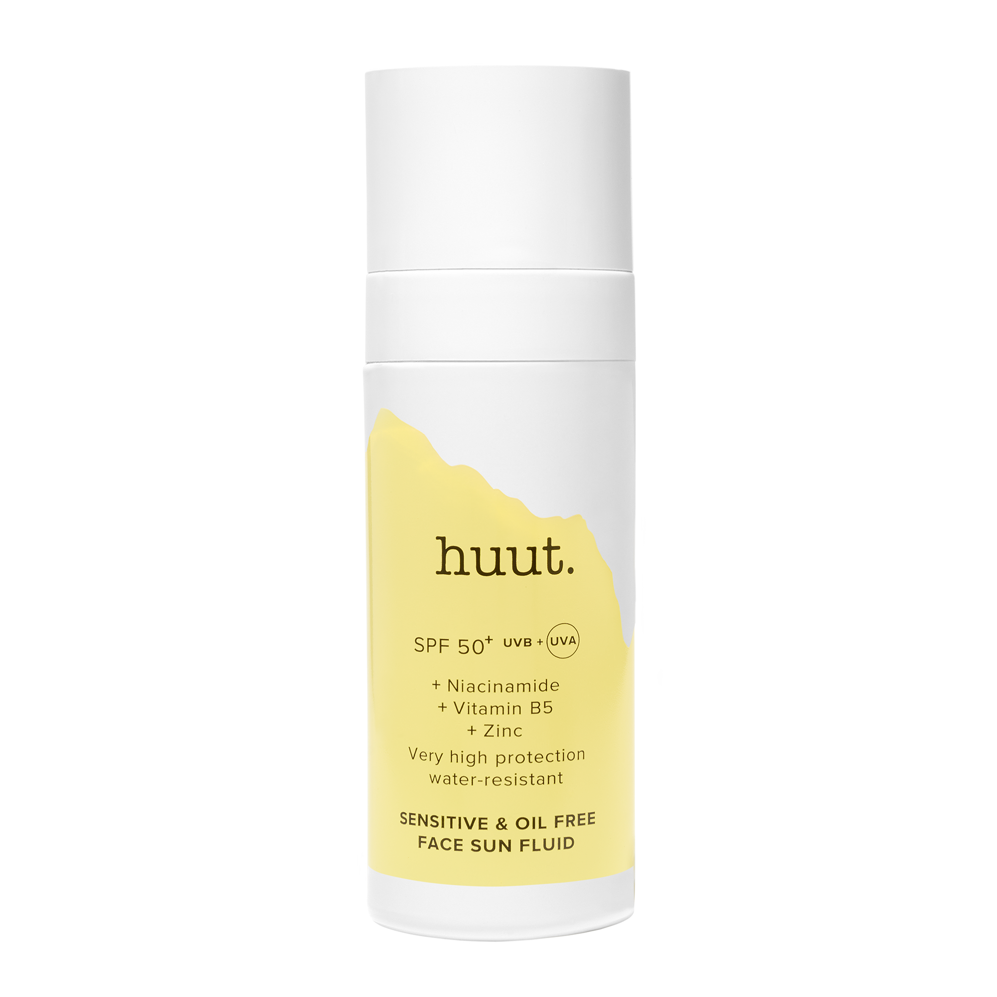 Huut. Sensitive and Oil-free Face Sun Fluid SPF 50+ (weiss | 30 ml) Beauty, Gesicht, Sonnenpflege, Sonnenschutz