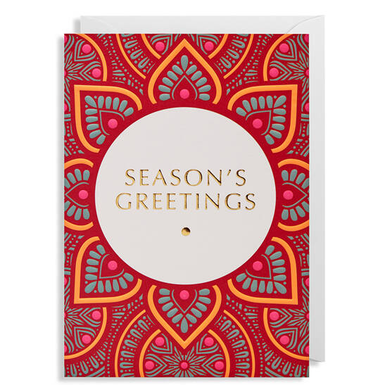 Weihnachtskarte Season's Greetings