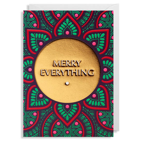 Weihnachtskarte Merry Everything