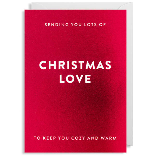 Weihnachtskarte Christmas Love