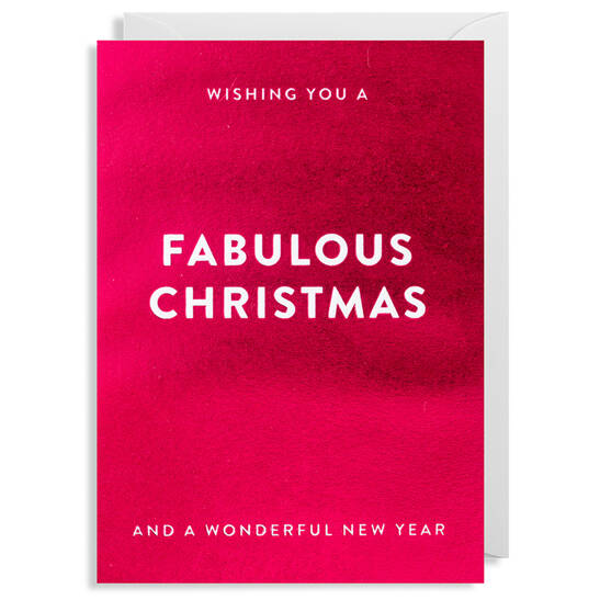 Weihnachtskarte Fabulous Christmas