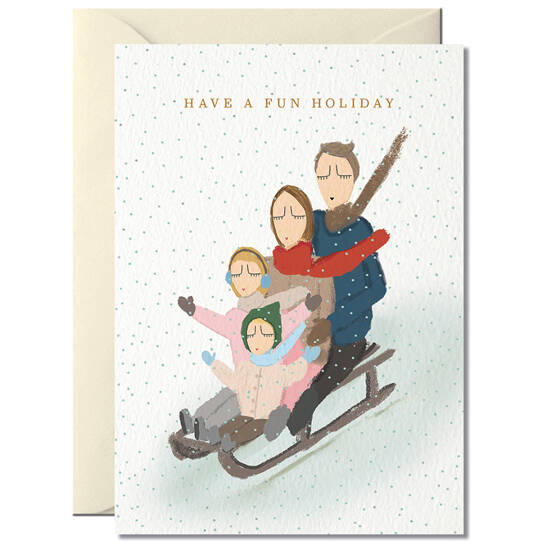 Weihnachtskarte Have A Fun Holiday