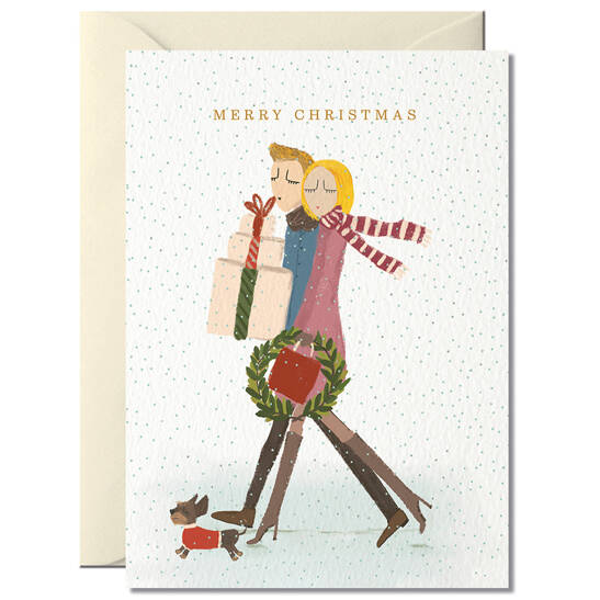 Weihnachtskarte Merry Christmas