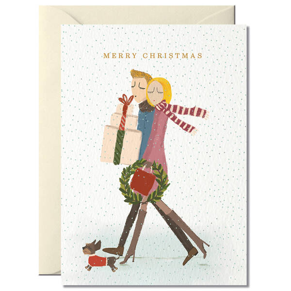 Weihnachtskarte Merry Christmas