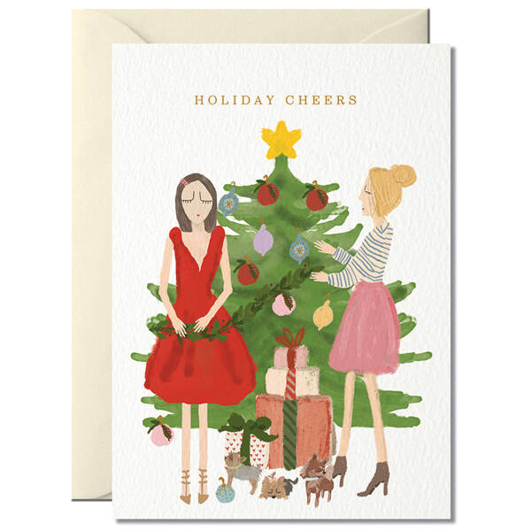 Weihnachtskarte Holiday Cheers