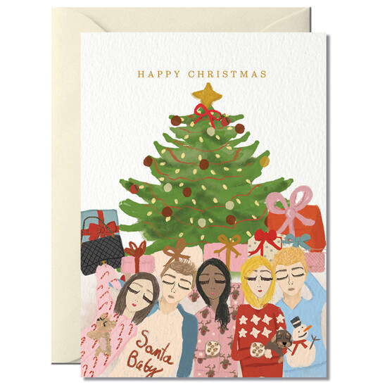 Weihnachtskarte Happy Christmas