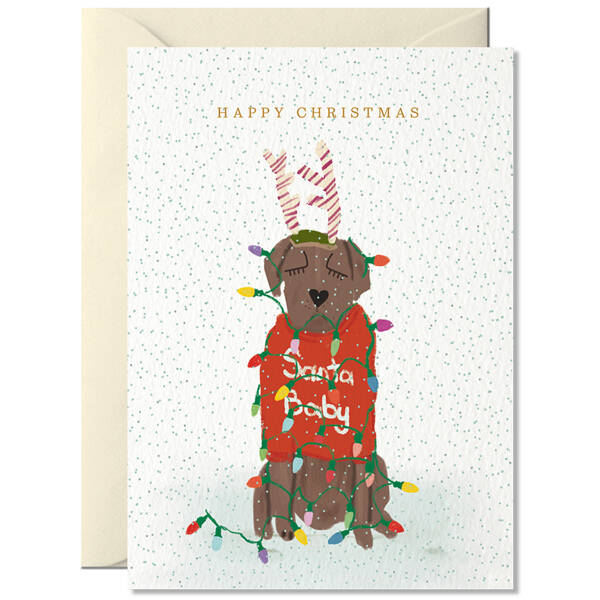 Weihnachtskarte Happy Christmas