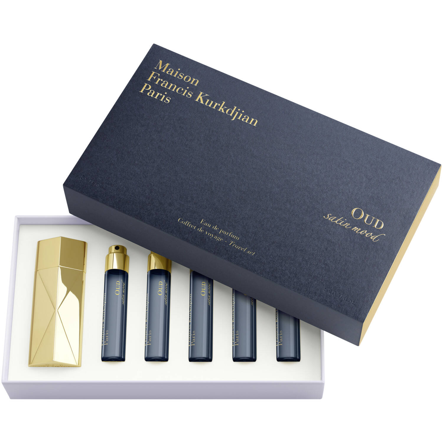 Maison Francis Kurkdjian Oud satin mood Travel Set (weiss | 55 ml) Beauty, Düfte, Unisex-Düfte