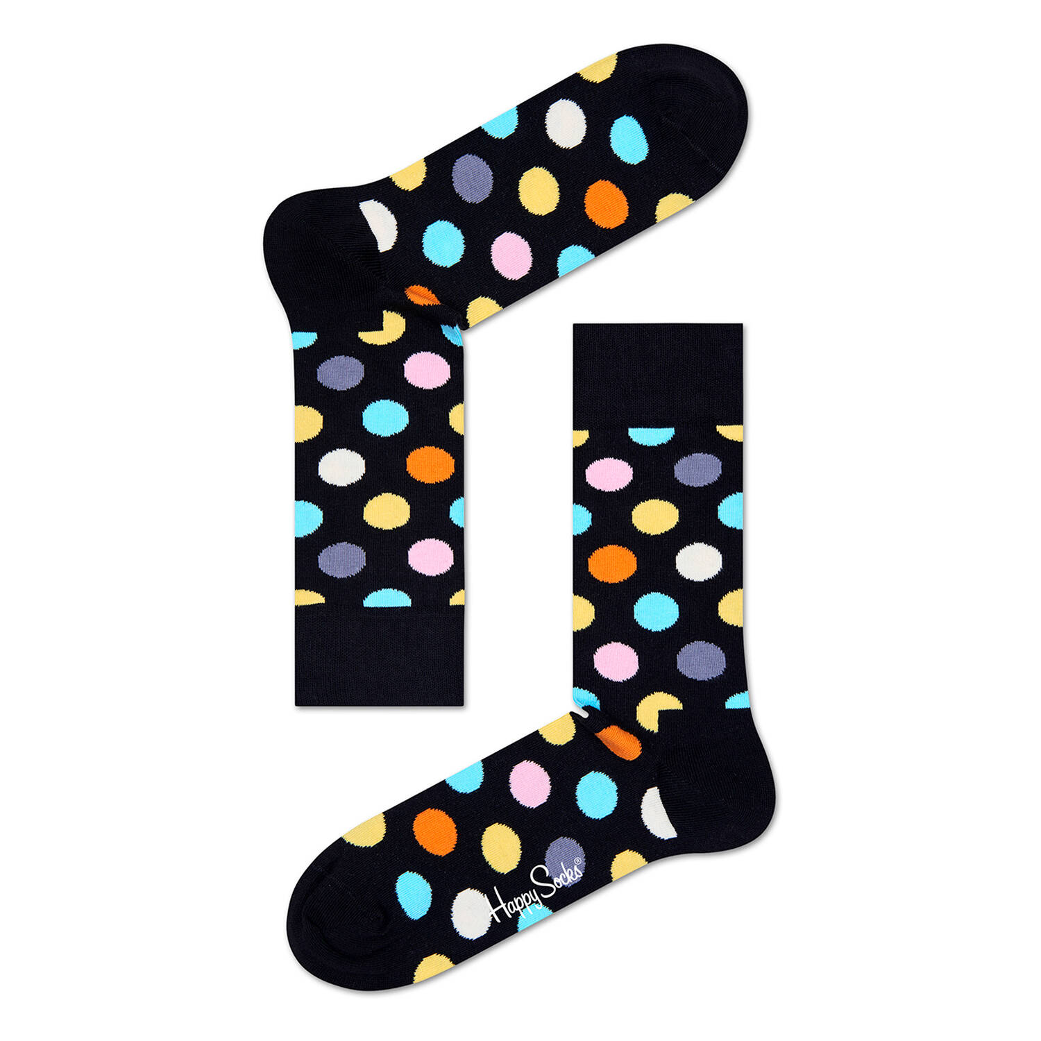Happy Socks Big Dot Socke (schwarz | 41-46) Socks, Für Herren