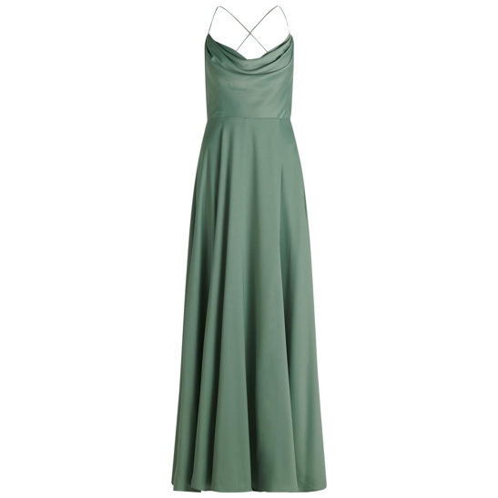 Abendkleid mit Wasserfallausschnitt