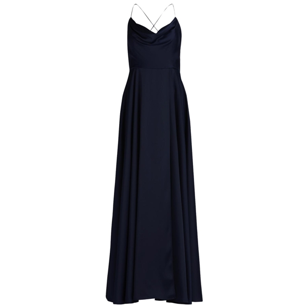 Abendkleid mit Wasserfallausschnitt