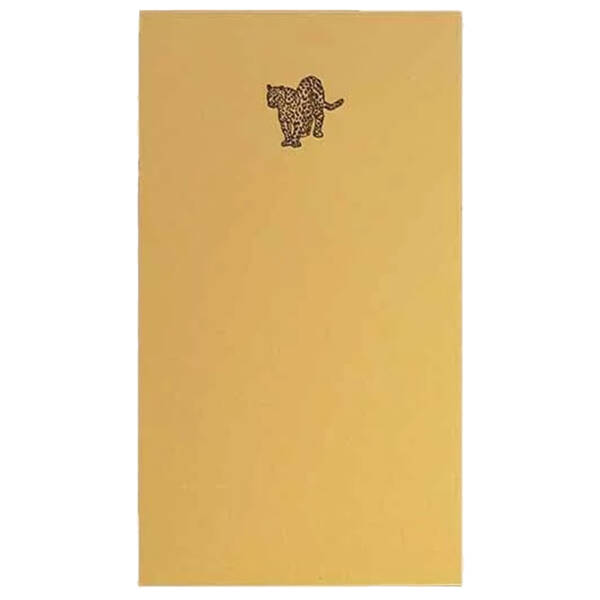 Mini Notizblock Gepard